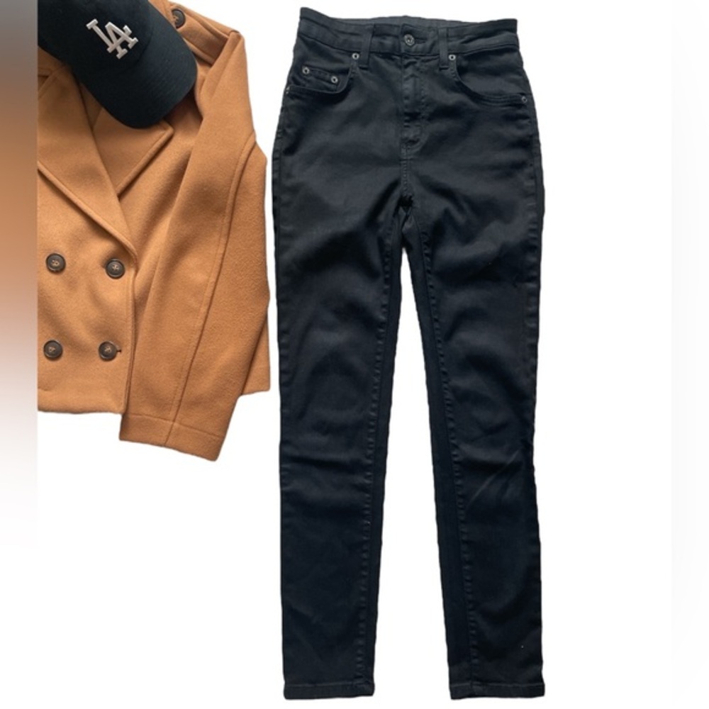 Carmar Black Skinny Jeans High Rise 26